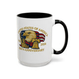 250th Anniversary USA Coffee Mug — United States 1776–2026 Birthday