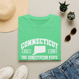 Connecticut The Constitution State T-Shirt — EST. 1788 State Outline Tee