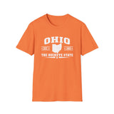 Ohio The Buckeye State T-Shirt — Retro State Outline Tee