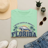Florida Manatee T-Shirt — Vintage Palm Beach Vacation Tee