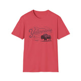 Yellowstone National Park T-Shirt — Vintage Bison Graphic
