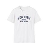 New York Vintage College Tee — "New York Est. 1898" Graphic T‑Shirt