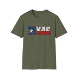Texas Flag T-Shirt — Vintage Distressed TEXAS Graphic Tee