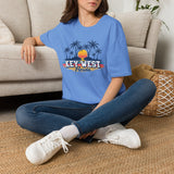 Key West Florida Sunset T-Shirt — Tropical Palm Beach Vacation Tee