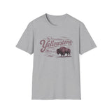 Yellowstone National Park T-Shirt — Vintage Bison Graphic