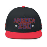 America 250 Embroidered Hat — Patriotic Land of the Free Snapback