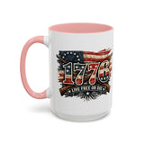 1776 Patriotic Coffee Mug — Live Free or Die Americana Coffee Mug