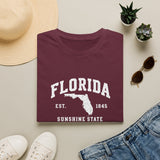 Florida Sunshine State T-Shirt — Est. 1845 Vintage Map Tee
