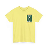 Key West Mile 0 T-Shirt — Vintage Road Sign Tee