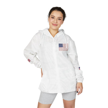USA States & Cities American Flag Windbreaker Jacket