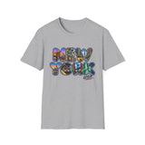 New York Graphic T-Shirt — Vintage Cityscape Lettering Tee