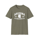 Arizona The Grand Canyon State T-Shirt — EST. 1912 College Style Tee