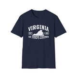 Virginia State T-Shirt — 'Sic Semper Tyrannis' Vintage Tee