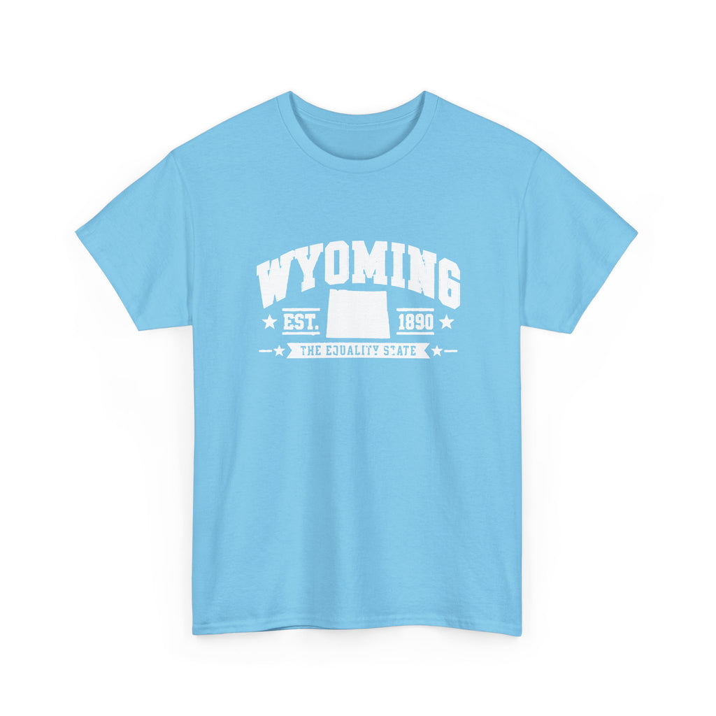 Wyoming Vintage State T-Shirt — 'The Equality State' Graphic Tee
