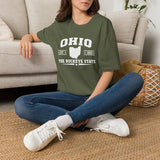 Ohio The Buckeye State T-Shirt — Retro State Outline Tee