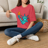 Statue of Liberty Pizza Tee — Funny NYC Pizza T‑Shirt