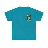 Key West Mile 0 T-Shirt — Vintage Road Sign Tee