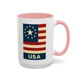 Modern American Flag Coffee Mug