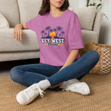 Key West Florida Sunset T-Shirt — Tropical Palm Beach Vacation Tee