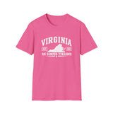 Virginia State T-Shirt — 'Sic Semper Tyrannis' Vintage Tee