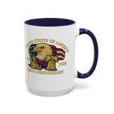 250th Anniversary USA Coffee Mug — United States 1776–2026 Birthday