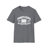 Pennsylvania Keystone State T-Shirt — Vintage State Map Tee