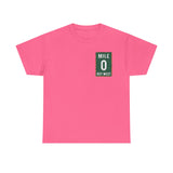 Key West Mile 0 T-Shirt — Vintage Road Sign Tee