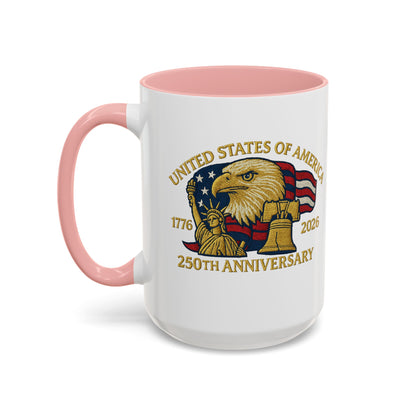United States of America 1776-2026 Anniversary Coffee Mug