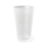 Frosted Pint Glass — 1776 American Flag Design, 16oz Patriotic Beer Glass