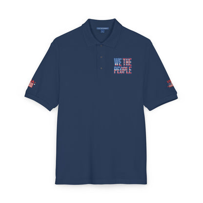 We The People Embroidered Polo