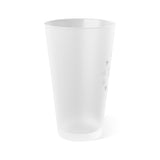 Frosted Pint Glass – 1776 Star Circle 16oz Patriotic Beer Glass
