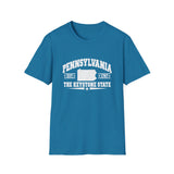 Pennsylvania Keystone State T-Shirt — Vintage State Map Tee