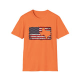 Texas Flag T-Shirt — Rustic American USA Map Tee