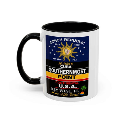 Southernmost Point Key West Coffee Mug — Conch Republic Souvenir Accent Mug