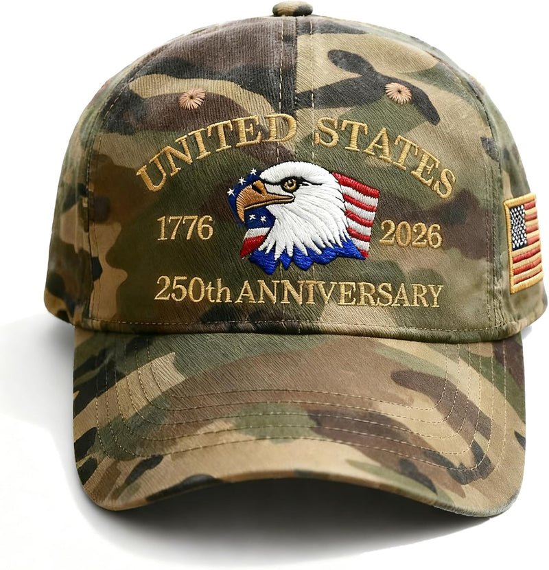 United States 1776 2026 Camo 250th Anniversary Adjustable Hat product photo