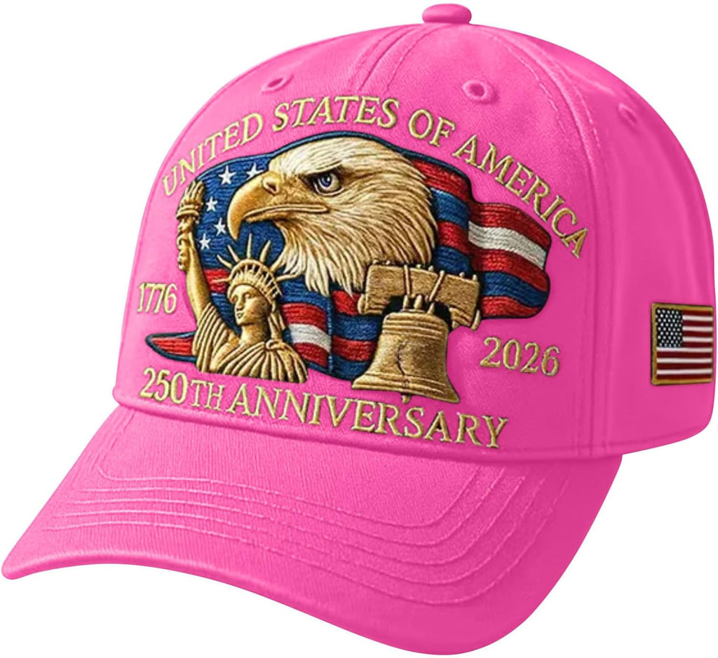 Hot Pink 250 Anniversary USA Hat product photo