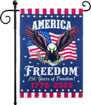 250 Years of Freedom Garden Flag 12x18 Double Sided product photo 2