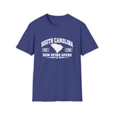 South Carolina State T-Shirt - Dum Spiro Spero Vintage Map Tee