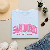 Pink San Diego California Women's T-Shirt