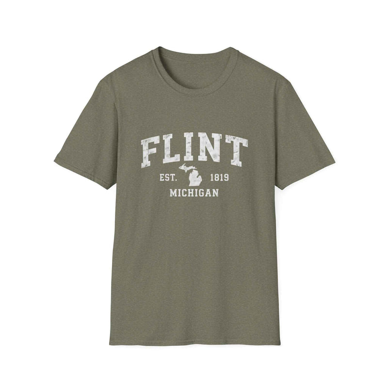 Flint Michigan Vintage Tee — EST. 1819 College Shirt