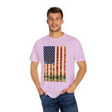 American Flag Watercolors T‑Shirt