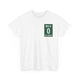 Key West Mile 0 T-Shirt — Vintage Road Sign Tee