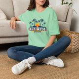 Key West Florida Sunset T-Shirt — Tropical Palm Beach Vacation Tee