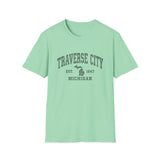 Traverse City Michigan Vintage Tee – EST. 1847 Collegiate Shirt