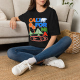 California Colorful Retro Graphic T-Shirt