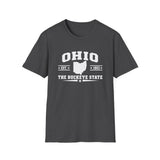 Ohio The Buckeye State T-Shirt — Retro State Outline Tee