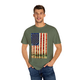 American Flag Watercolors T‑Shirt