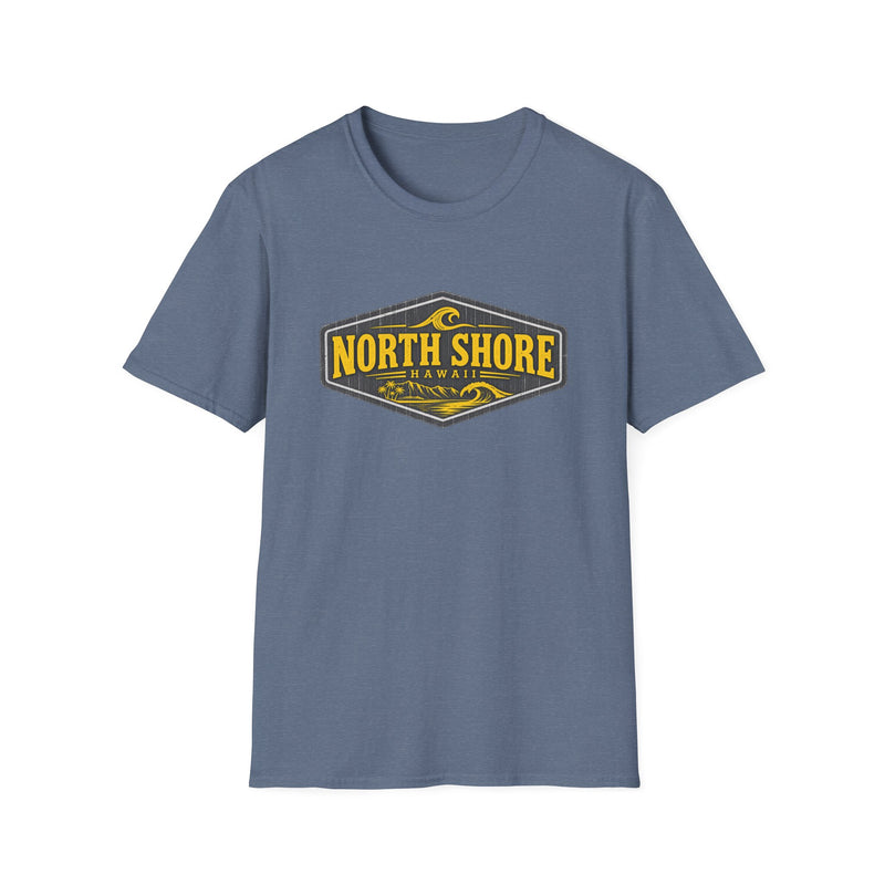 North Shore Hawaii T-Shirt — Vintage Surf Badge Tee