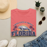 Florida Manatee T-Shirt — Vintage Palm Beach Vacation Tee