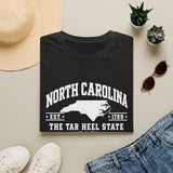 North Carolina State T-Shirt – 'The Tar Heel State' Vintage Tee
